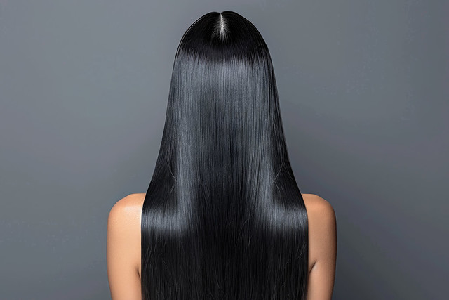 Smooth glossy hair
